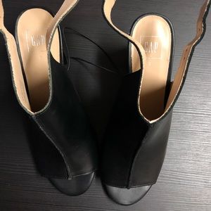GAP open toe heels